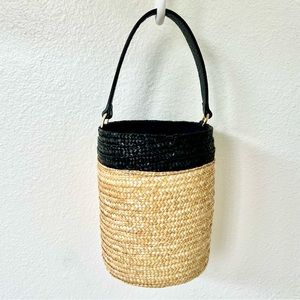 NWOT Caterina Bertini Straw Bag